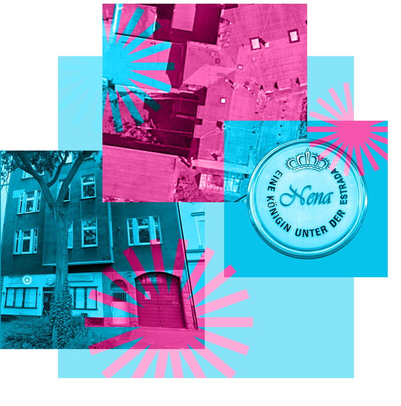 Collage mit bunten Fotos aus Dortmund